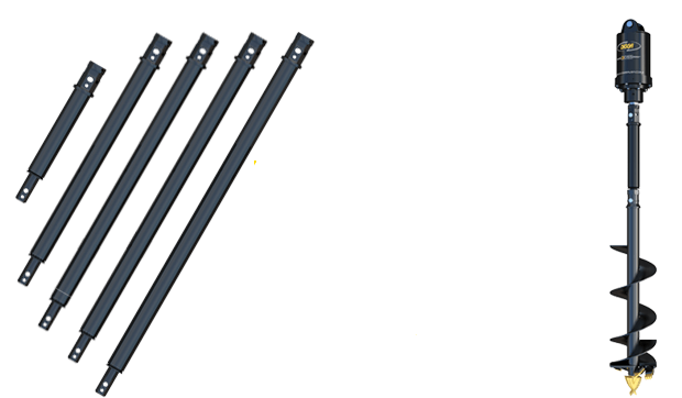 Auger Bit Extensions - Heavy Duty Drill Bit Extenders for Woodworking & DIY Projects | Perfect for Deep Hole Drilling in Wood, Fence Posts & Construction