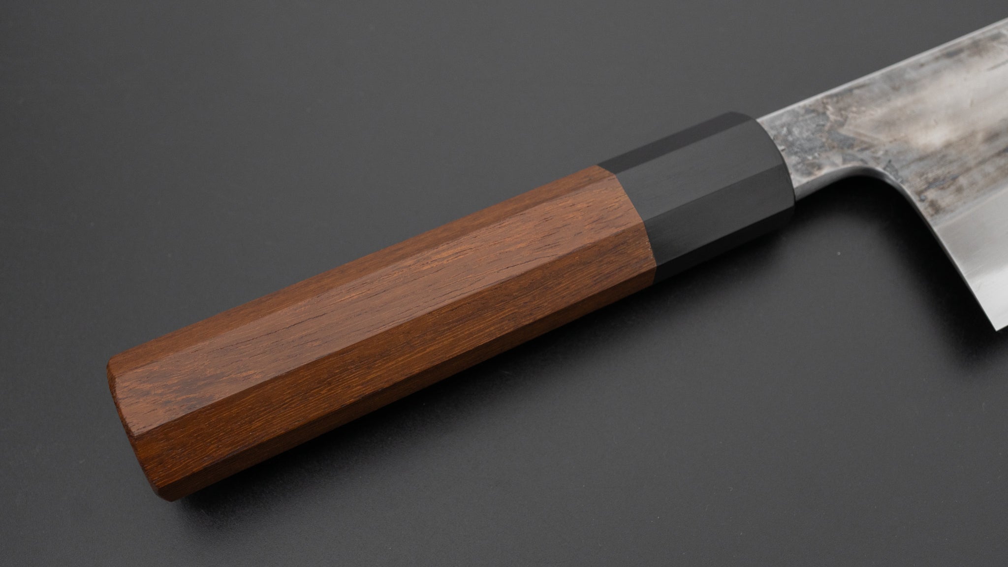 Premium Jiro Tsuchime Wa Santoku Knife 180mm - Handcrafted Japanese Chef Knife with Taihei Tagayasan Wood Handle (#693) - Perfect for Slicing, Dicing & Precision Cooking in Professional Kitchens & Home Use