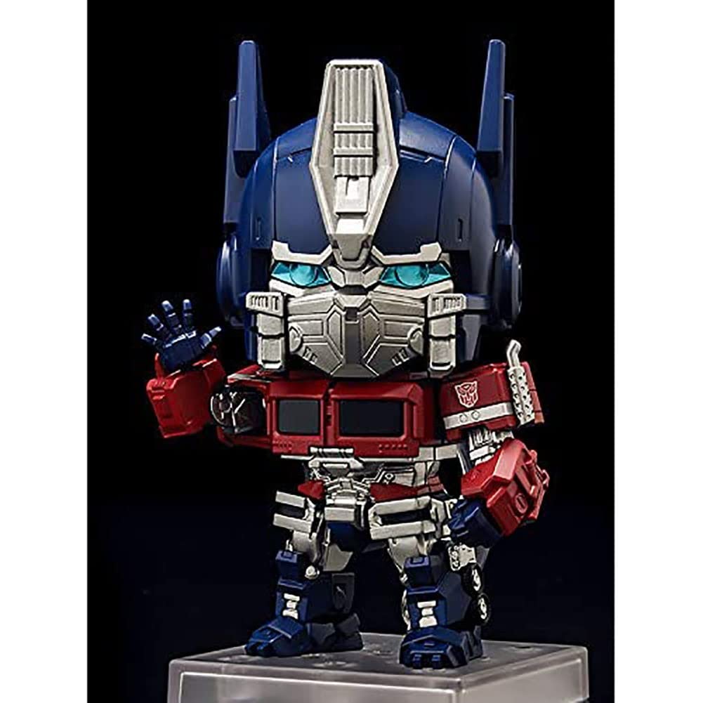 Transformers Q Version Optimus Prime Action Figure - 10CM Movable Collectible Toy for Kids 8+ | Perfect for Birthday Gifts, Room Decor & Anime Fans Collection