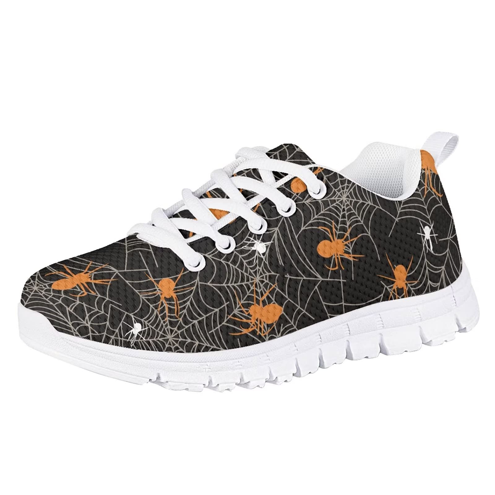 INSTANTARTS Girls' Sneakers - Lightweight Running Shoes for Kids, Breathable Mesh Gym Shoes with Lace-Up Closure, Non-Slip Walking Shoes for School, Sports & Outdoor Play