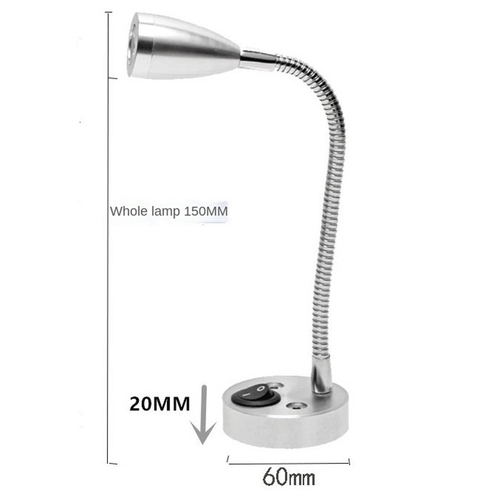 Adjustable Modern Brass LED Wall Lamp - Nordic Style Flexible Reading Light for Bedroom, Living Room & Hotel Rooms | Perfect for Bedside, Study & Cozy Ambiance Lighting