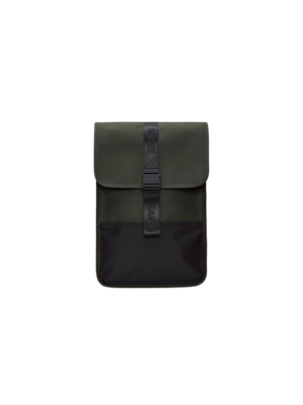 RAINS Waterproof Mini Trail Backpack W3 - Unisex Green Outdoor Hiking & Travel Daypack for Men & Women - Perfect for Commuting, Camping, and Daily Use