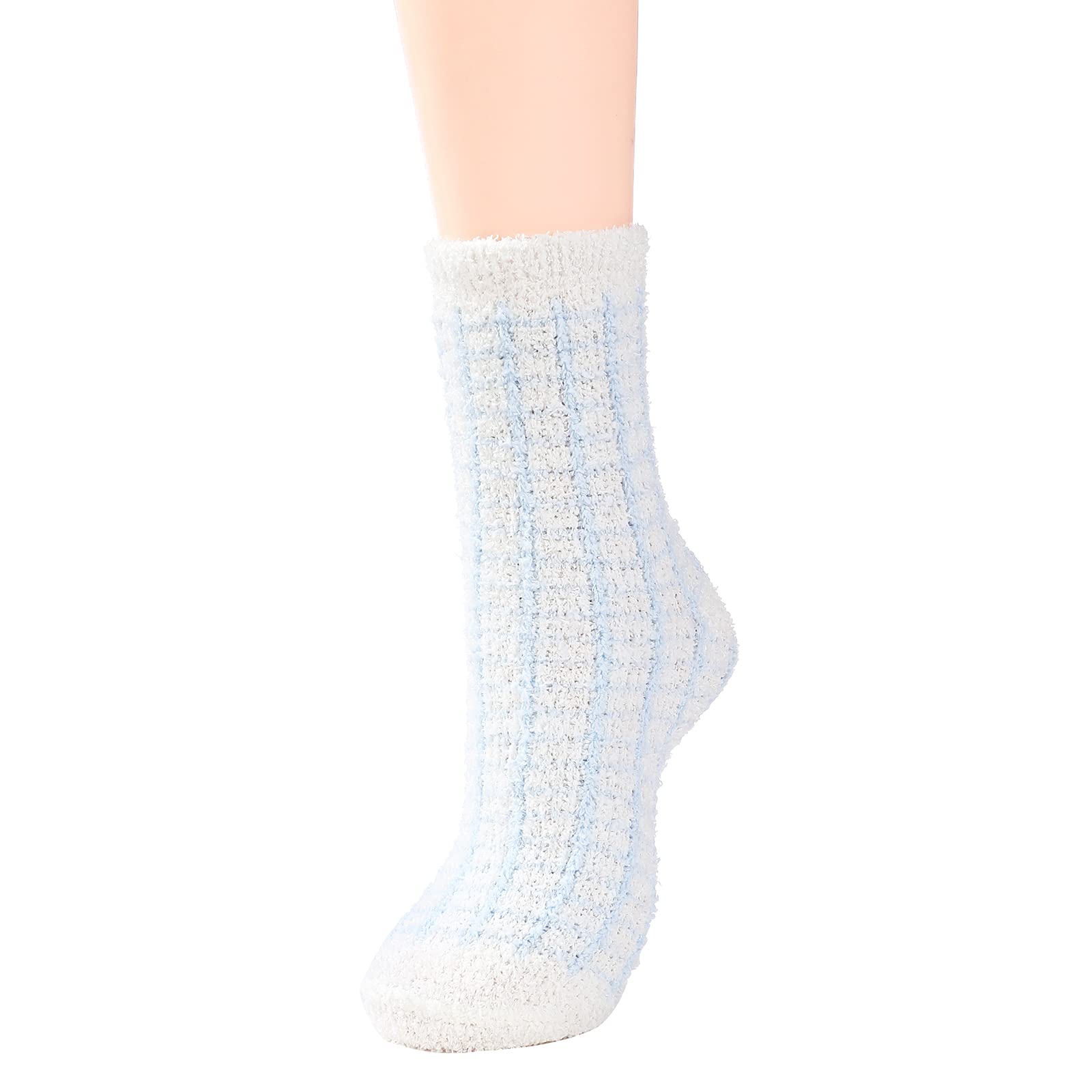 Women's Fuzzy Warm Winter Socks - Cozy Fluffy Non-Slip Socks for Athletes, Outdoor Sports & Home Relaxation - Perfect for Running, Yoga & Lounging