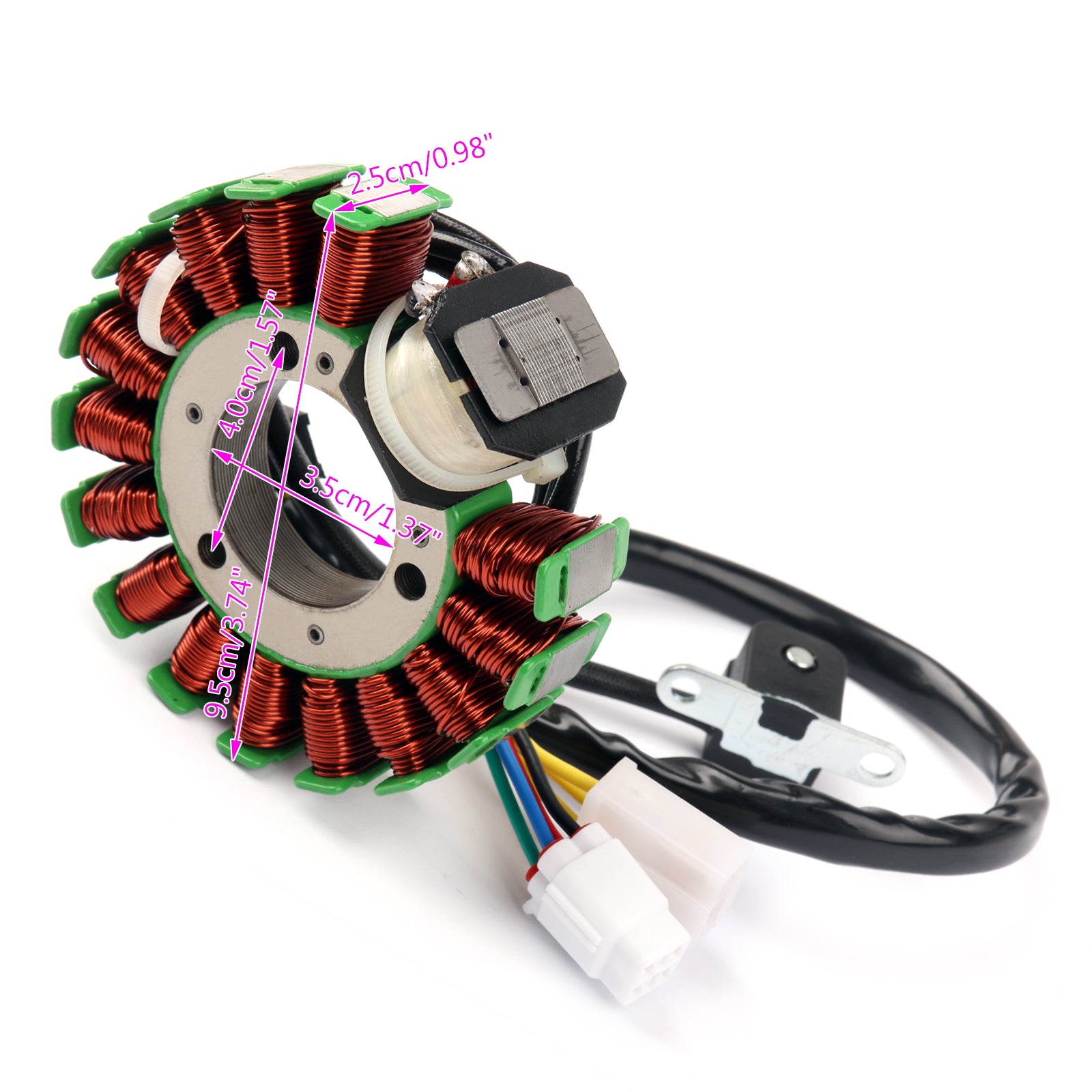 1999-2000 Yamaha YFM250 Bear Tracker ATV Stator Coil - California Model - Replacement Part for Electrical System Repair - Perfect for Off-Roading & Trail Riding Adventures