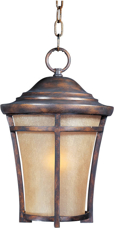 12W Balboa Vivex Outdoor Hanging Lantern - Antique Copper Oxide Finish - Weatherproof Patio Light for Garden, Porch & Backyard Decor