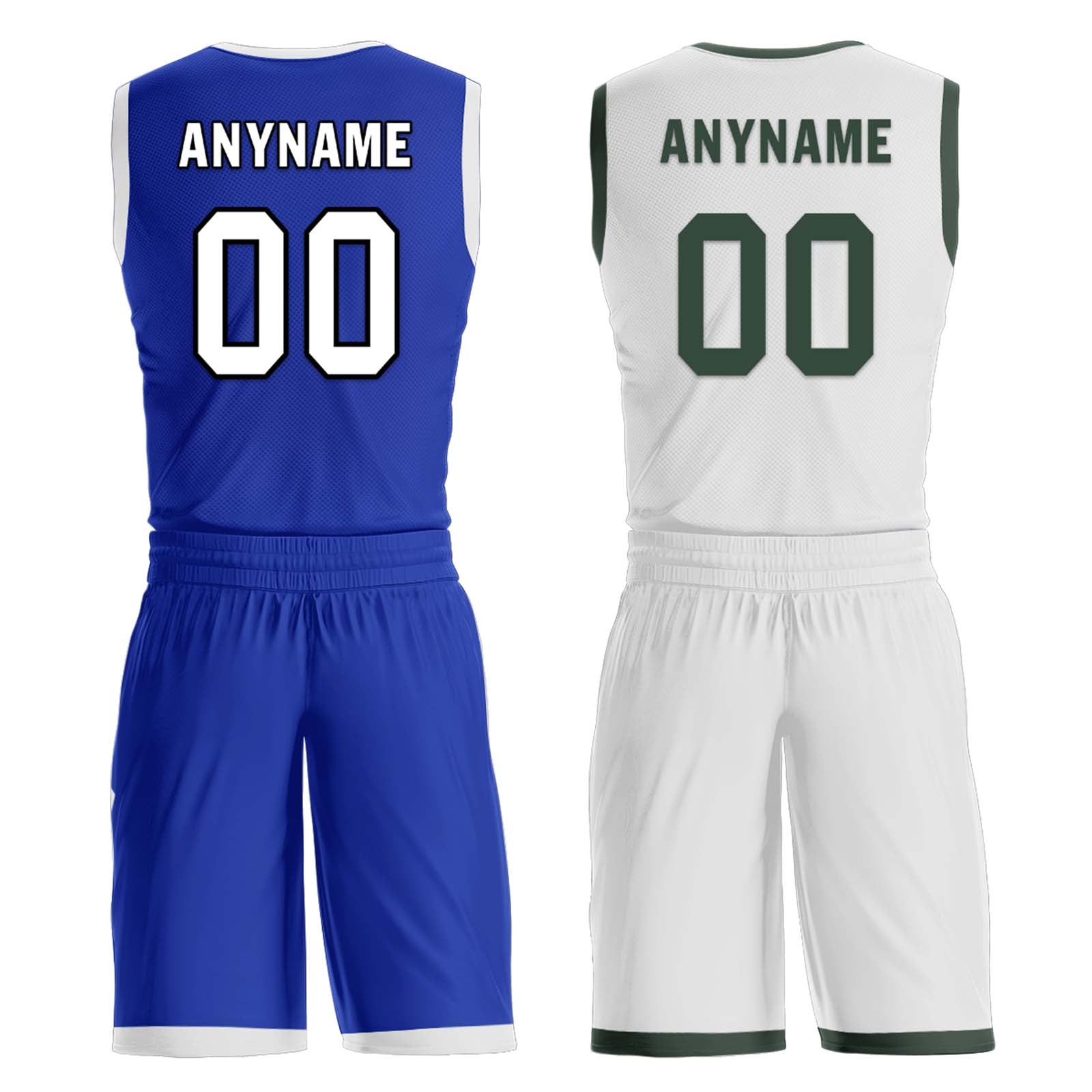 Custom Milwaukee Bucks Lake Blue & White Reversible Basketball Jersey - Personalized NBA City Edition Jersey for Men & Women - Perfect for Games, Practice, and Fan Gear BBJ01R D0610 17