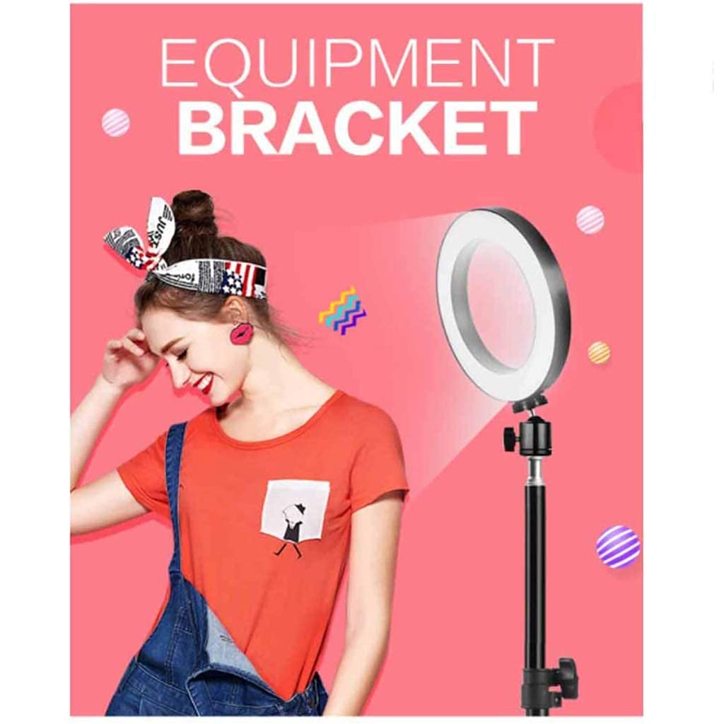 Selfie Ring Light with Dimmable LED & Adjustable Tripod Stand - 19