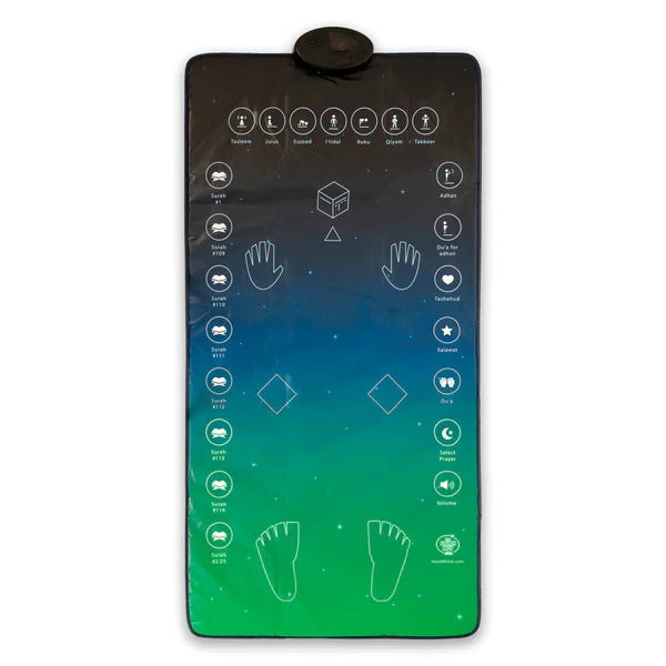 Interactive Adult Prayer Mat - Non-Slip, Portable & Comfortable for Home, Mosque & Travel - Perfect for Daily Islamic Prayers & Meditation