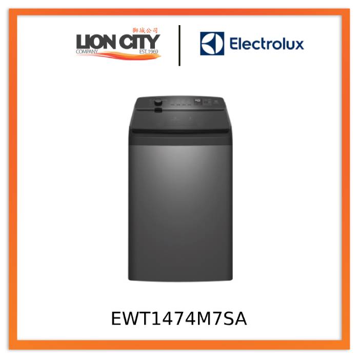 Electrolux EWT1474M7SA 14kg/31lb UltimateCare 700 Series Top Load Washer - Large Capacity Laundry Machine for Family Homes & Apartments