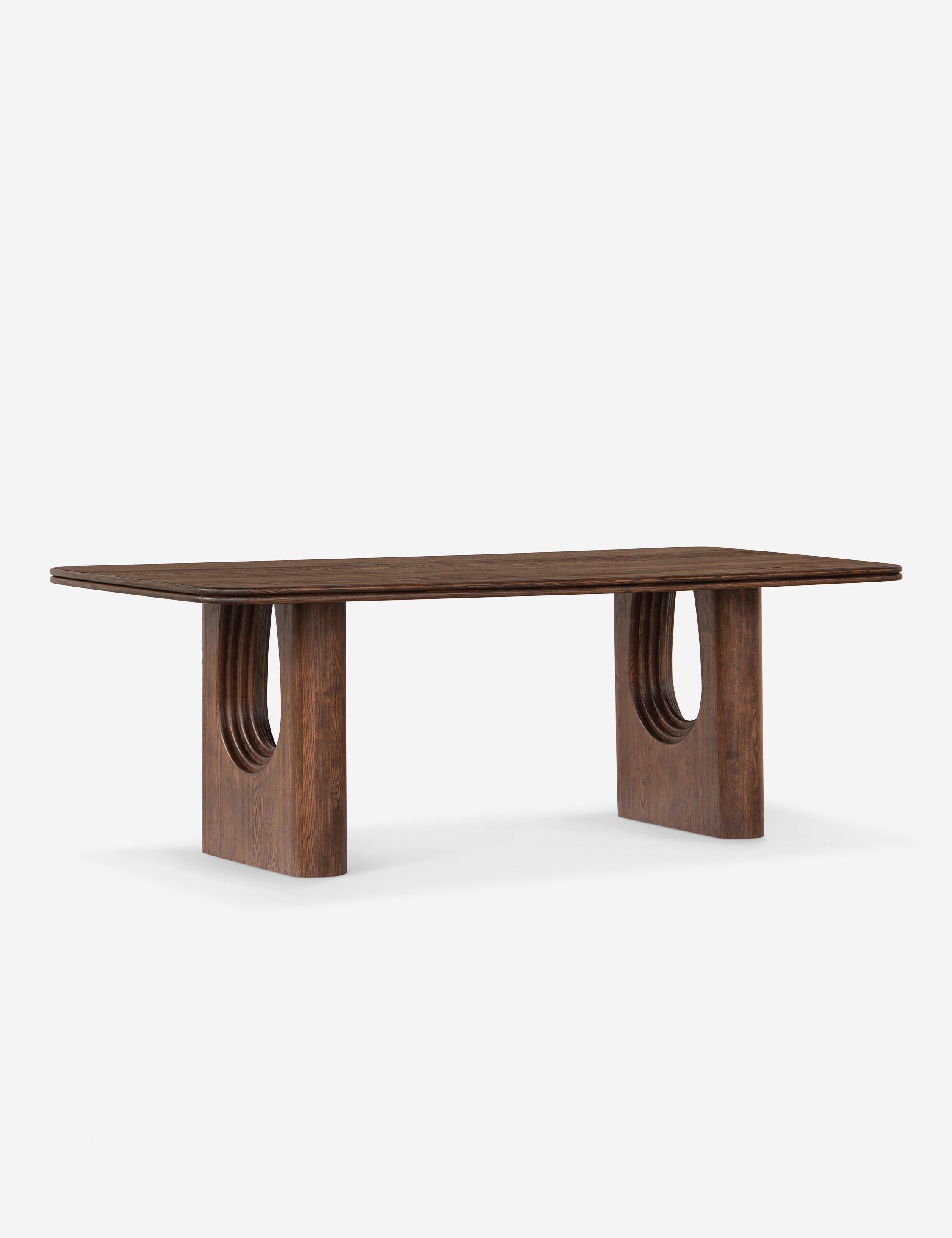 Alvaro Modern Dining Table - Solid Wood Kitchen Table for 6 - Perfect for Family Meals, Dinner Parties & Small Spaces