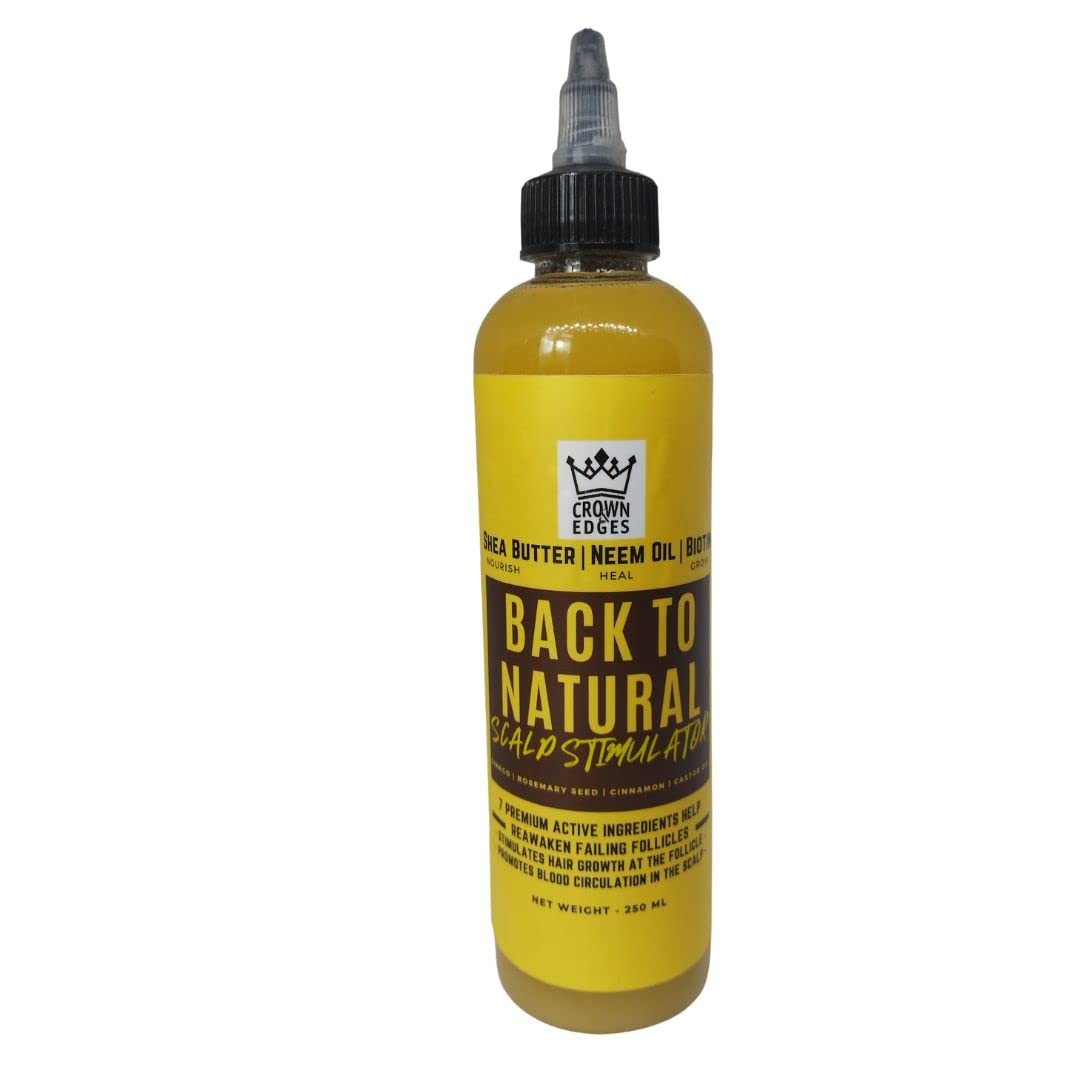 Back To Natural Scalp Stimulator - Hair Growth Massager for Thicker & Healthier Hair - Perfect for Daily Scalp Care & Relaxation at Home