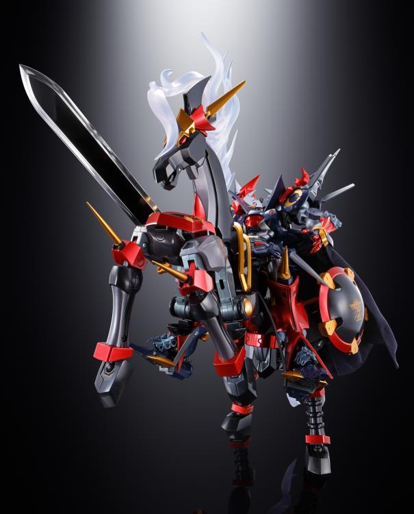 Bandai Soul of Chogokin GX-46R Dygenguar & Aussenseiter Super Robot Wars OG Action Figure - Collectible Anime Robot Model for Display & Gaming Enthusiasts