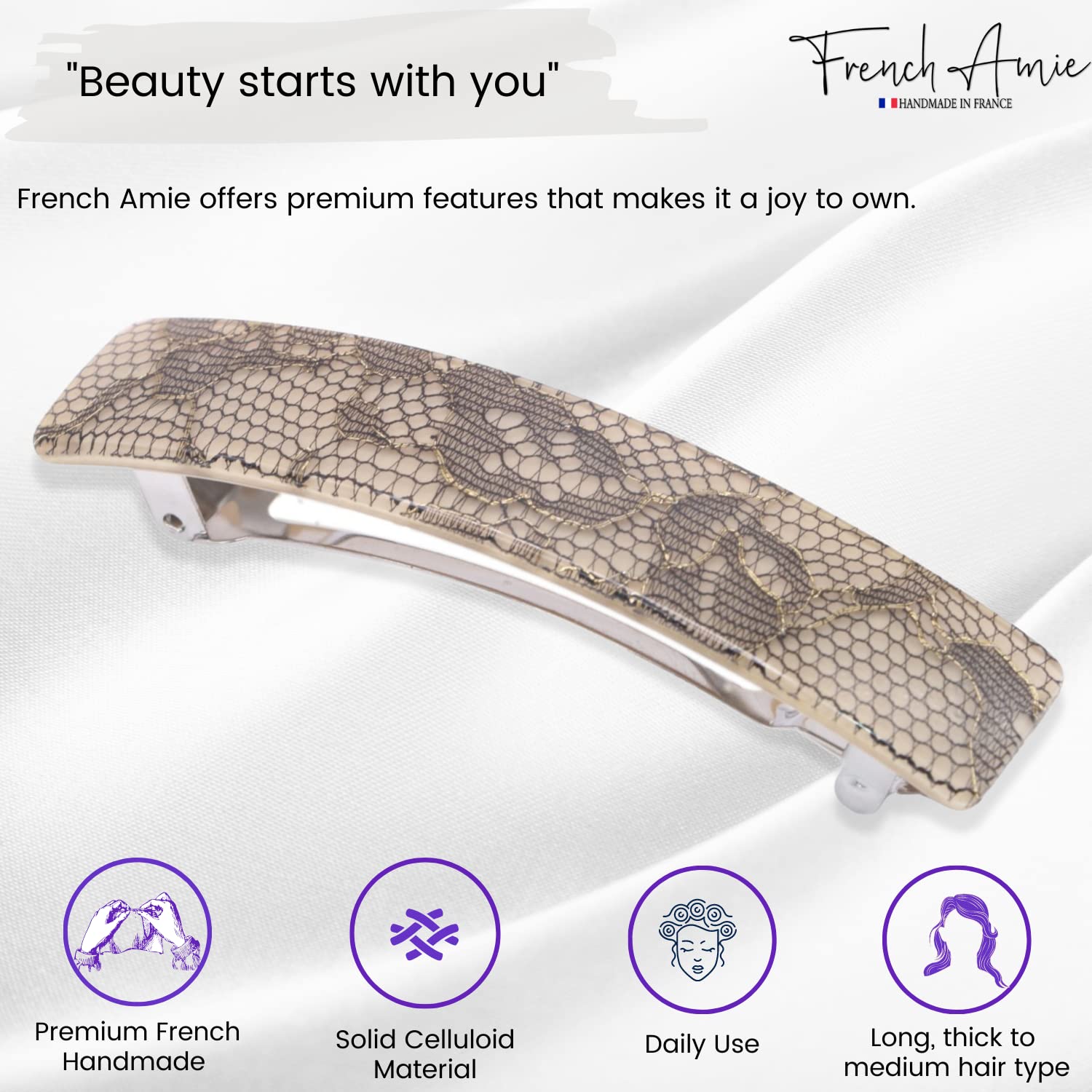 French Amie Oblong Handmade 3.5