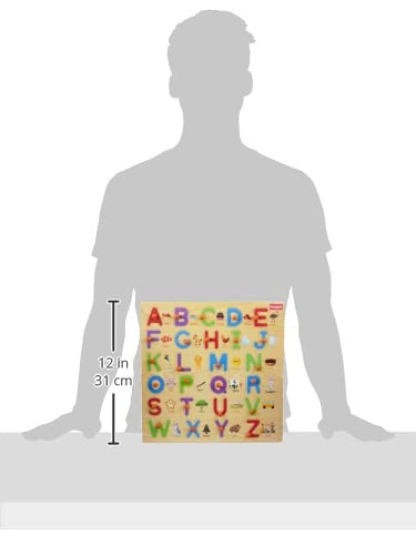 Funskool ABC Wooden Puzzle - 26 Piece Educational Wooden Alphabet Puzzle for Kids Ages 3+ - Learning Toy for Preschool & Kindergarten - Perfect for Early Childhood Education & Home Schooling Activities