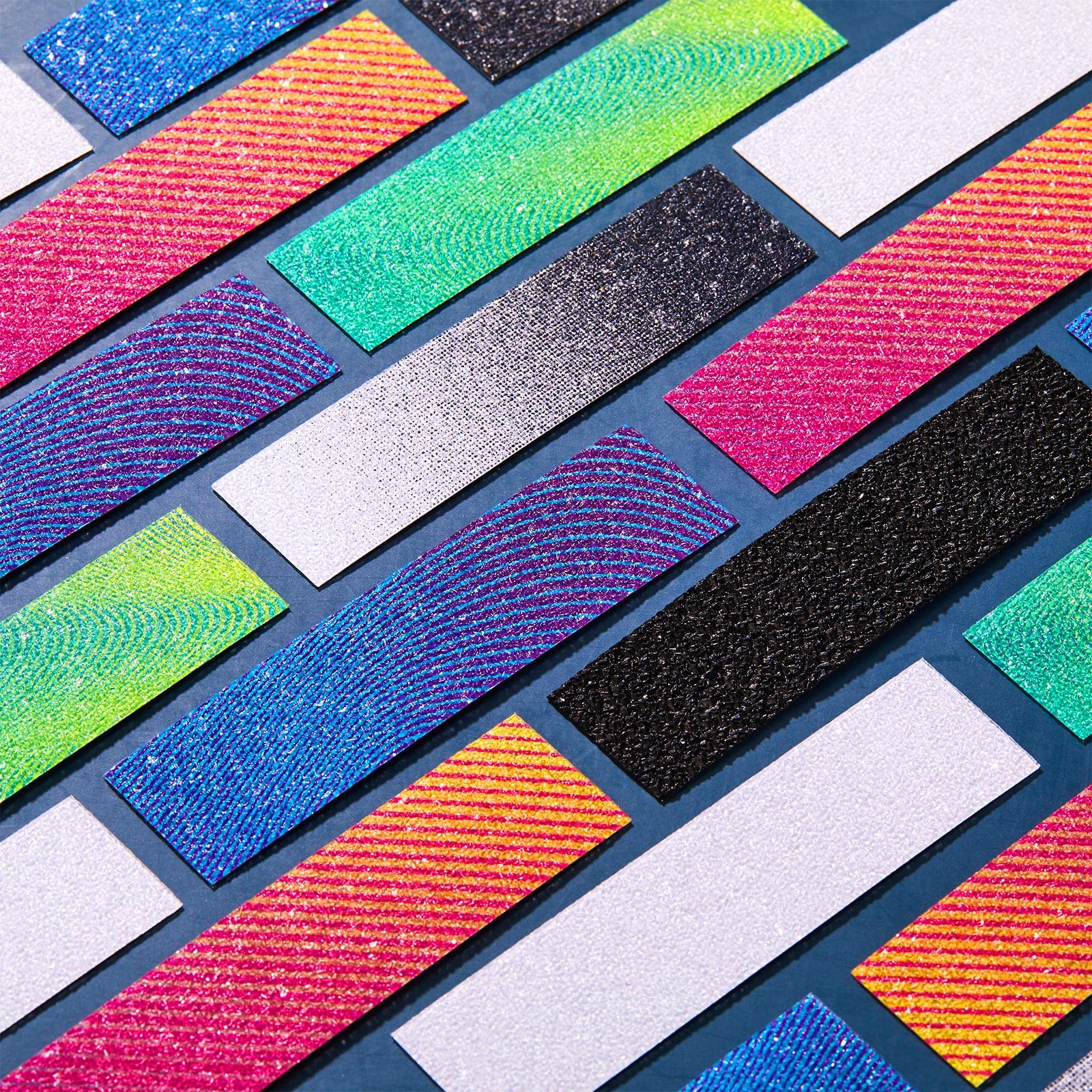 72 Pcs Anxiety Sensory Stickers - Textured Fidget Stickers for Stress Relief, Anti-Anxiety Tactile Decals for Desk & Classroom - Calming Sensory Toys for Adults & Teens (Gradient Style) - Perfect for ADHD Focus, Office Stress Relief & Classroom Sensory Tools
