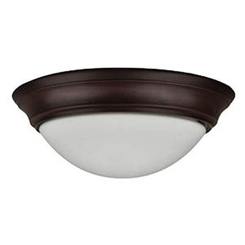 07421 - LED15FMS-154L830-BZ 15W LED Ceiling Light Fixture, 4000K Cool White, 1540 Lumens, Dimmable, for Indoor Home, Office, Kitchen, and Bedroom Lighting