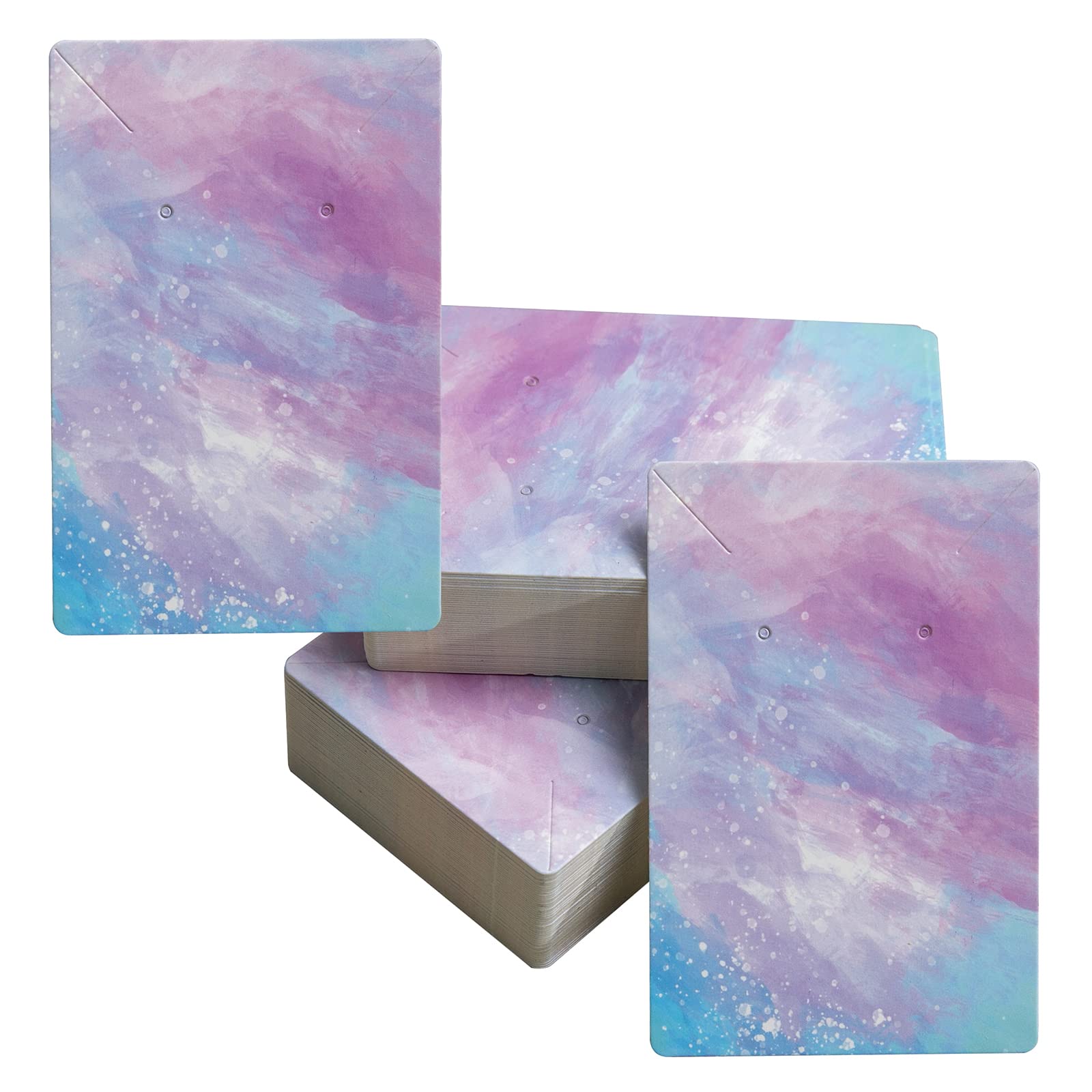100-Pack Jewelry Display Hanging Cards - 3.5