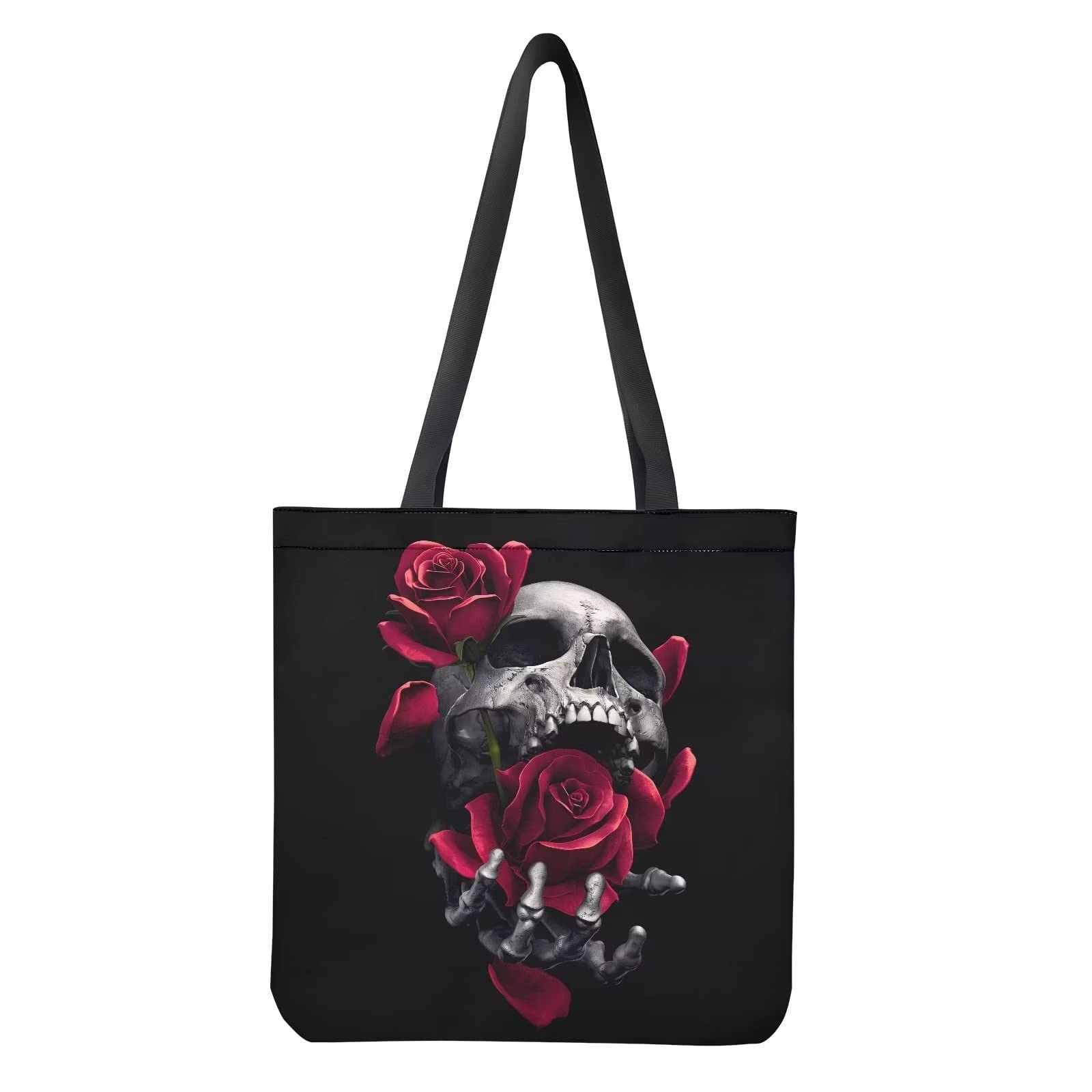 Eco-Friendly Canvas Tote Bag for Women - Reusable Grocery Shopping & School Book Bag - Perfect for Daily Commute, Beach Trips & Farmers Market