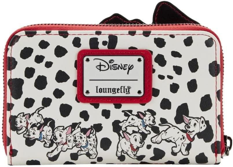 Disney 101 Dalmatians Villain Cruella De Vil Zip Around Wallet - Stylish Women's Leather Wallet for Everyday Use, Gift for Disney Fans
