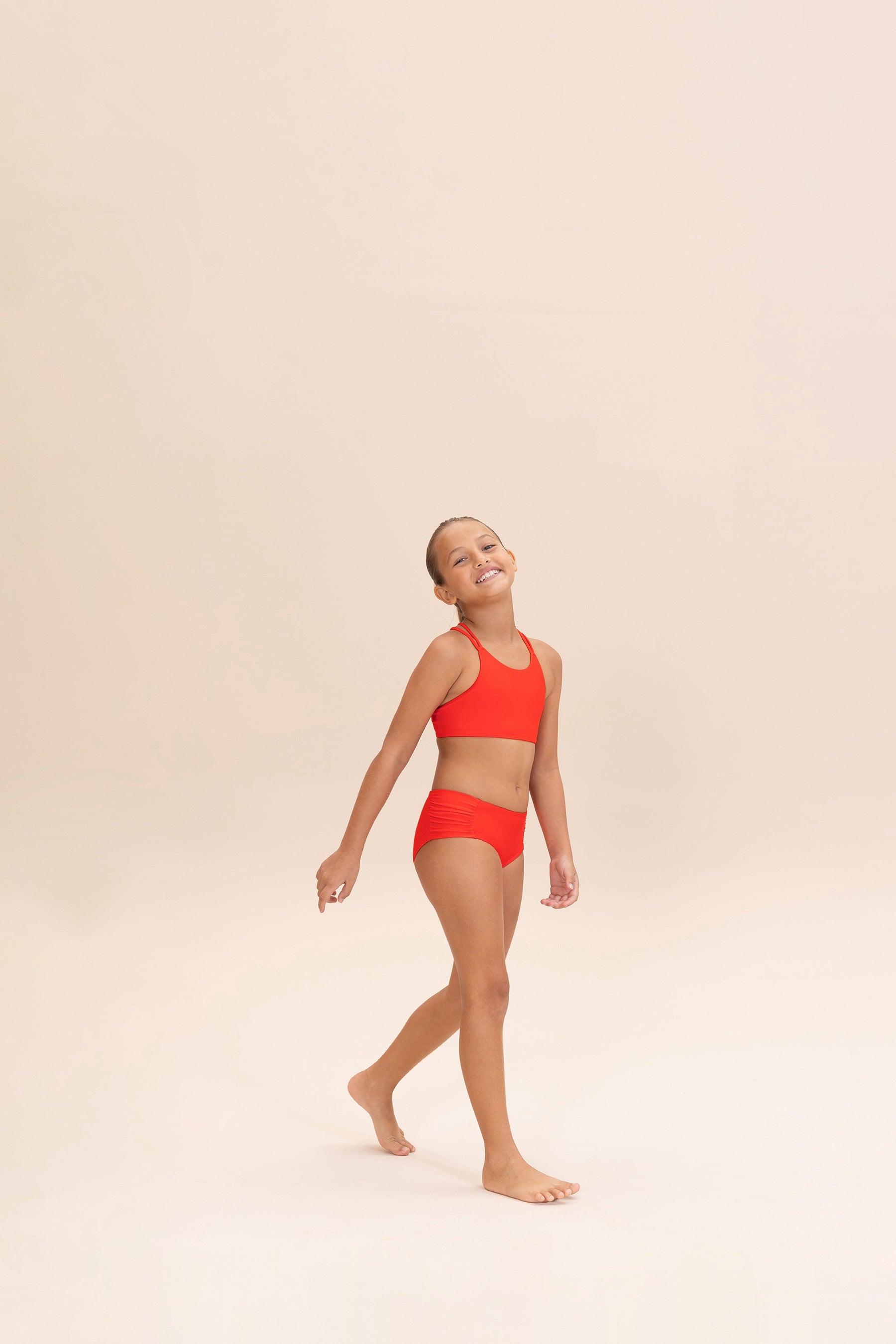 Kids Cross Back Bikini Swimwear - Adjustable Straps & UPF 50+ Sun Protection - Perfect for Beach, Pool & Summer Vacations