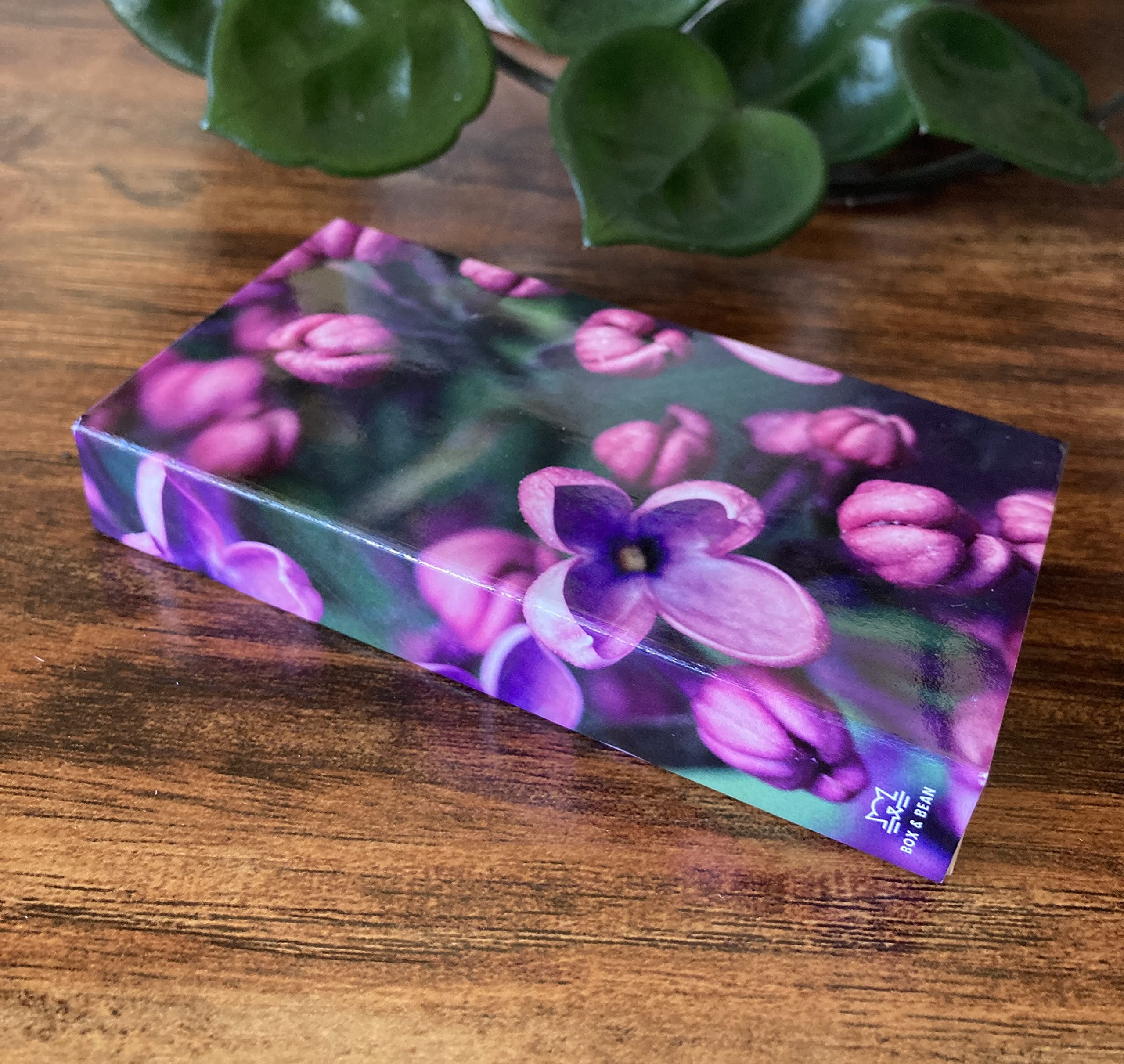 Lilacs Decorative Match Boxes with Wooden Matches - Set of 6 for Lighting Candles, Fireplaces, Grills & More | Perfect for Home Decor, Wedding Favors, and Romantic Ambiance