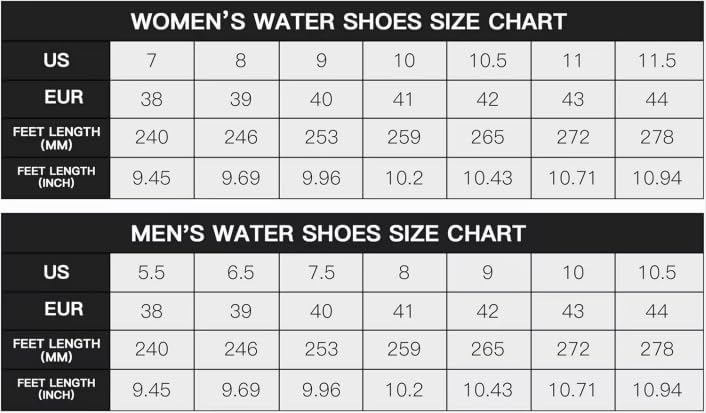 **Men's & Women's Quick-Dry Water Shoes - Breathable Barefoot Aqua Socks for Hiking, Swimming, Fishing, Beach, Surf & Yoga - Lightweight & Comfortable for Outdoor Sports & Water Activities**