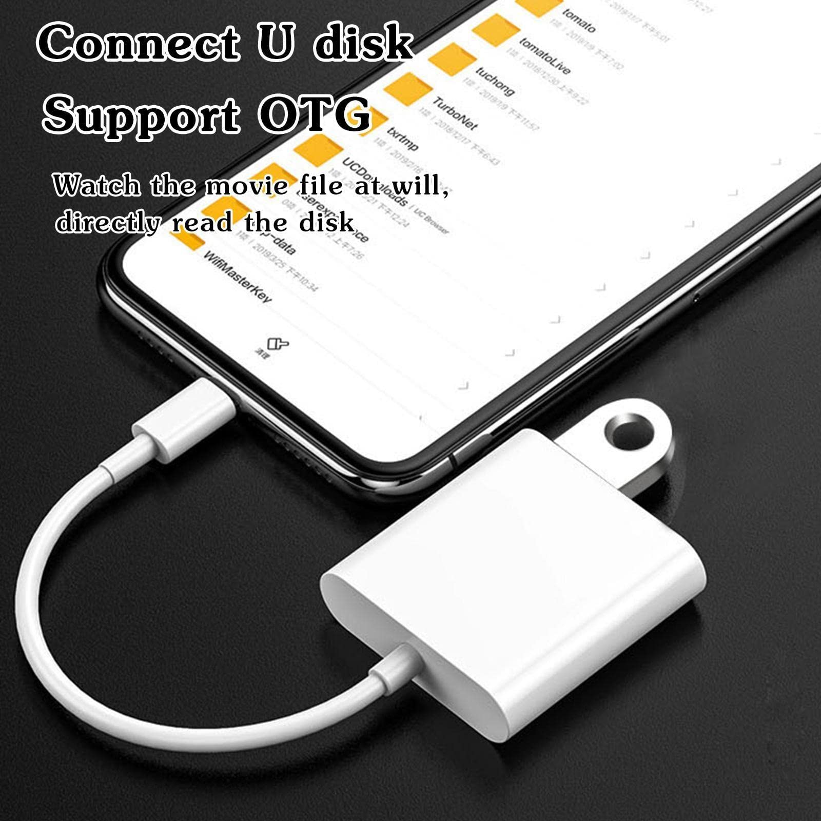 Type-C OTG Adapter USB-C to USB Female Converter - Fast Data Transfer & Charging Cable for Android Phones, Tablets - Perfect for File Sharing, Charging & Connecting USB Devices
