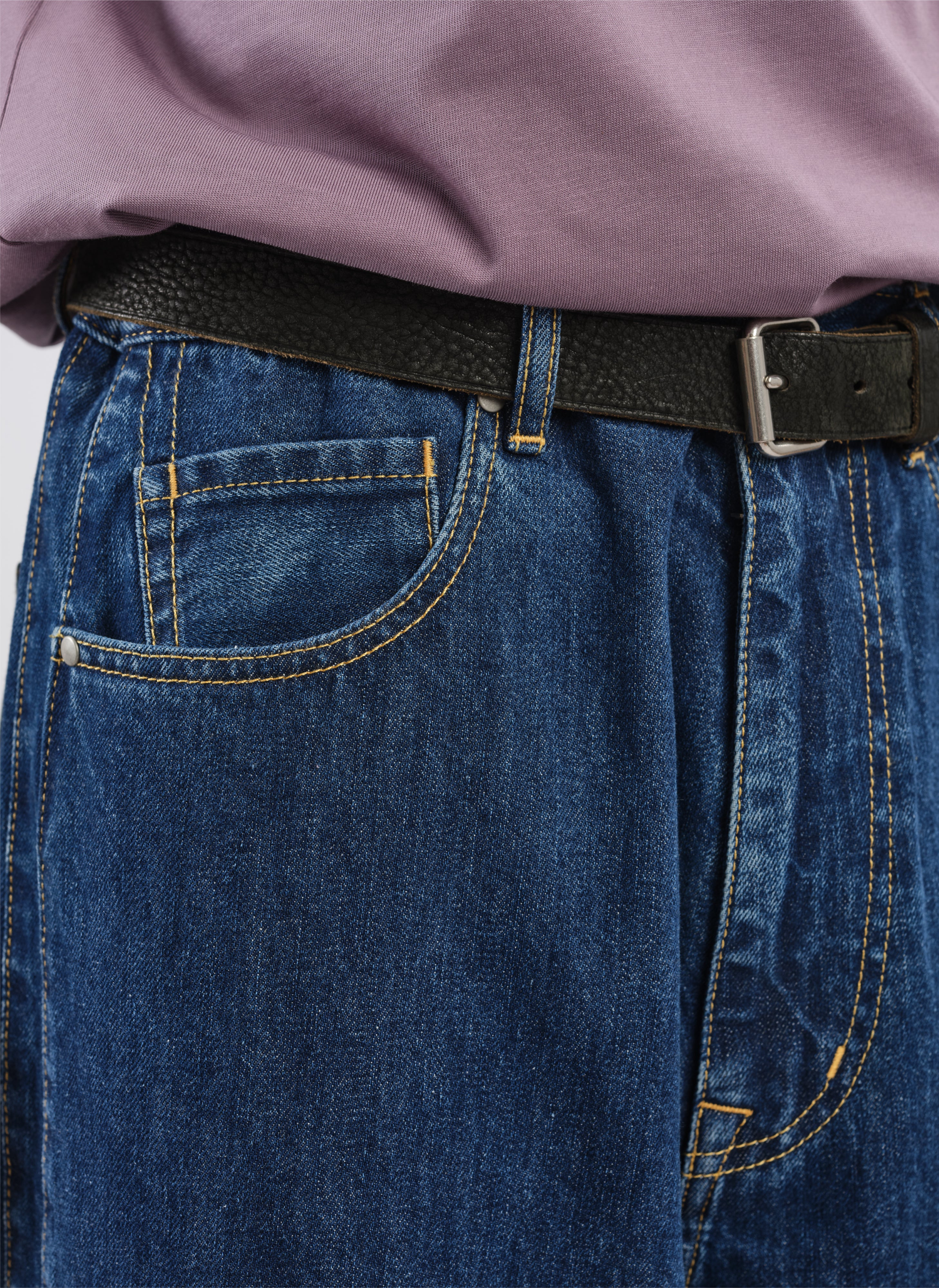 Premium Cotton Denim Jeans for Men & Women - Comfortable Stretch Fit, Classic Blue Wash | Perfect for Casual Wear, Work & Everyday Outfits