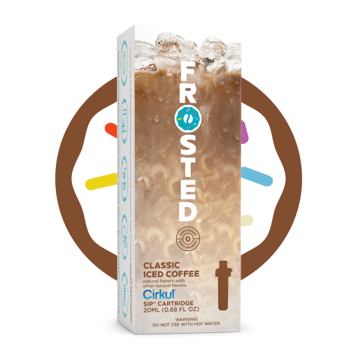 Premium Frosted Classic Iced Coffee - Rich & Smooth Cold Brew Blend - Perfect for Summer Refreshment, Morning Boost or Afternoon Pick-Me-Up