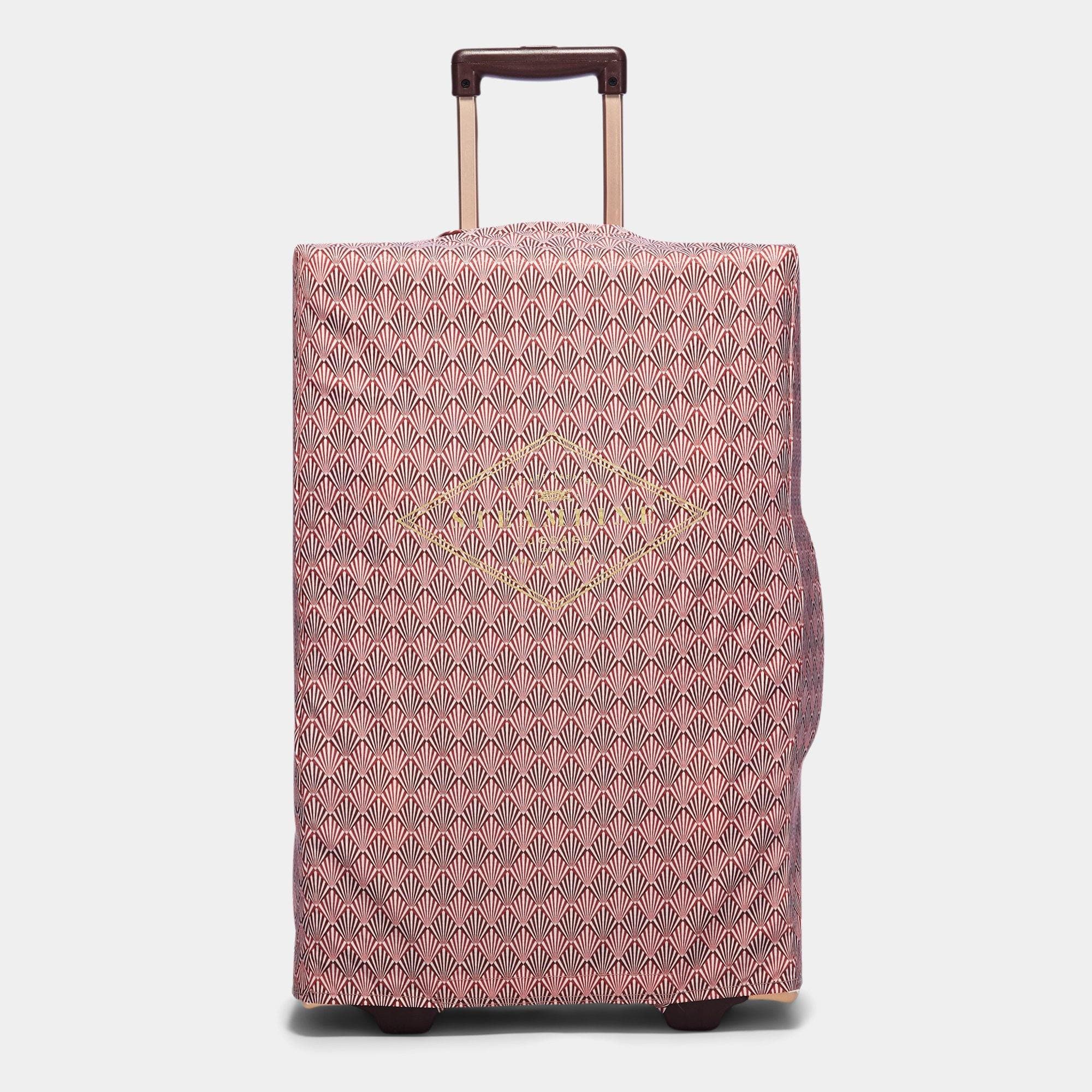 The Art Geo Protective Cover for Carry-On Luggage - Durable & Stylish Travel Accessory for Airplanes, Trains, and Road Trips