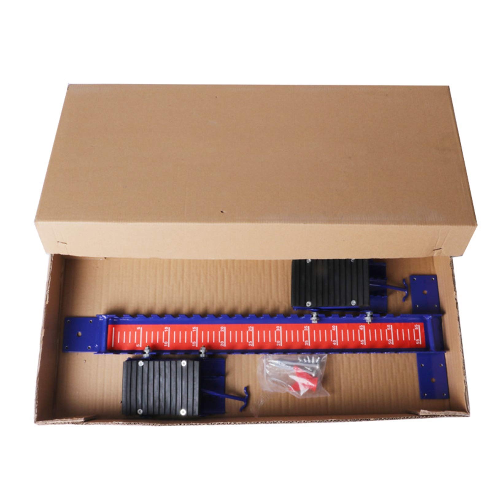 Professional Track & Field Starting Blocks - Adjustable Footrest for Normal or Super High Position with Plastic Studs - Perfect for Sprint Training & Track Meets