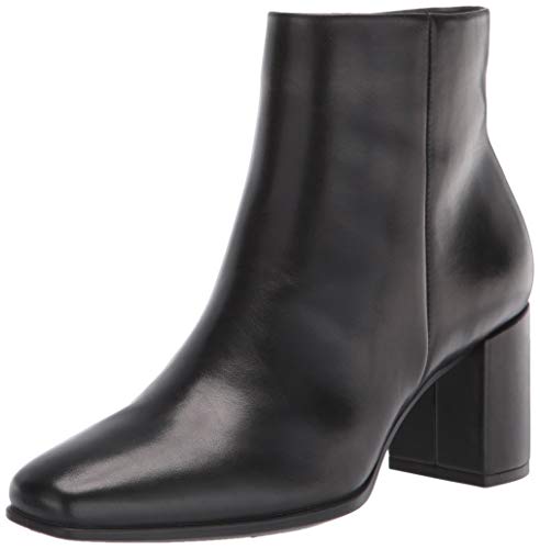 ECCO Women's Shape 60 Squared Ankle Bootie - Comfortable Chunky Heel Fashion Boots for Women | Perfect for Office, Date Night & Fall Winter Outfits