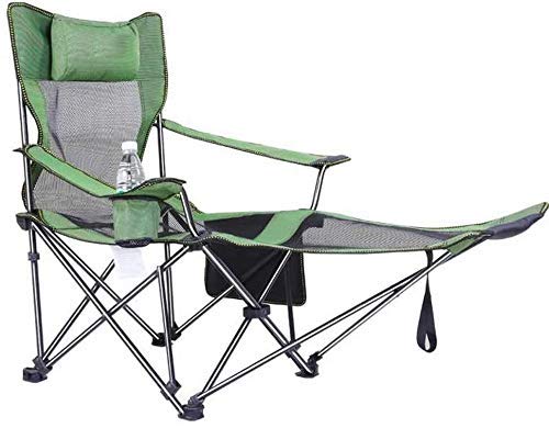 SGSG Portable Folding Camping Recliner Chair with Headrest & Footrest - Lightweight Lounge Chair for Outdoor Camping, Hiking, Backpacking, Beach, BBQ - Includes Carry Bag & Supports 300lbs    Perfect for camping trips, beach relaxation, backyard BBQs, hiking breaks, fishing excursions, and outdoor concerts.
