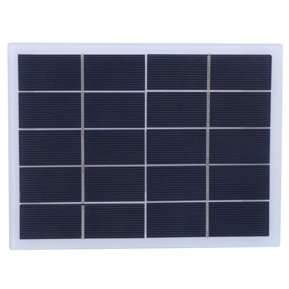 01 Solar Panel Charger 3W 5V DC Output - Portable Solar Cell Module for Outdoor Garden Lights, Camping, Hiking & Emergency Power Supply