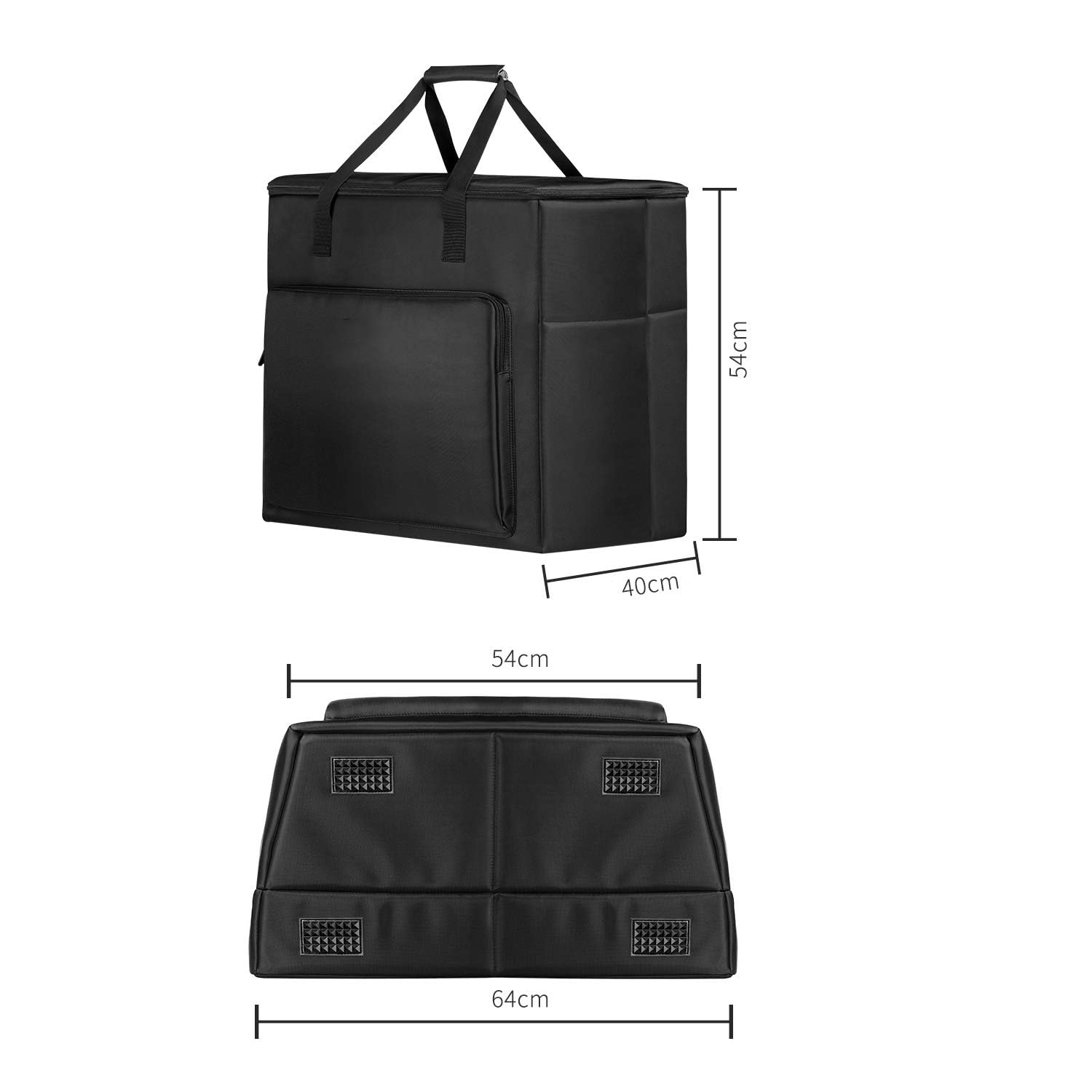 Buwico BUBM Large Capacity Multi-Pocket Desktop PC Travel Storage Bag Organizer - Fits 27 Inch Computer, Monitor, Keyboard & Accessories (XL Size) | Perfect for Office, Home & Business Travel