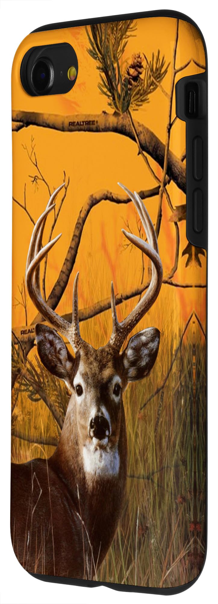 iPhone SE (2020) / 7 / 8 Camouflage Tree Branch Deer Camo Phone Case - Durable Protective Cover for Outdoor Hunting & Nature Adventures