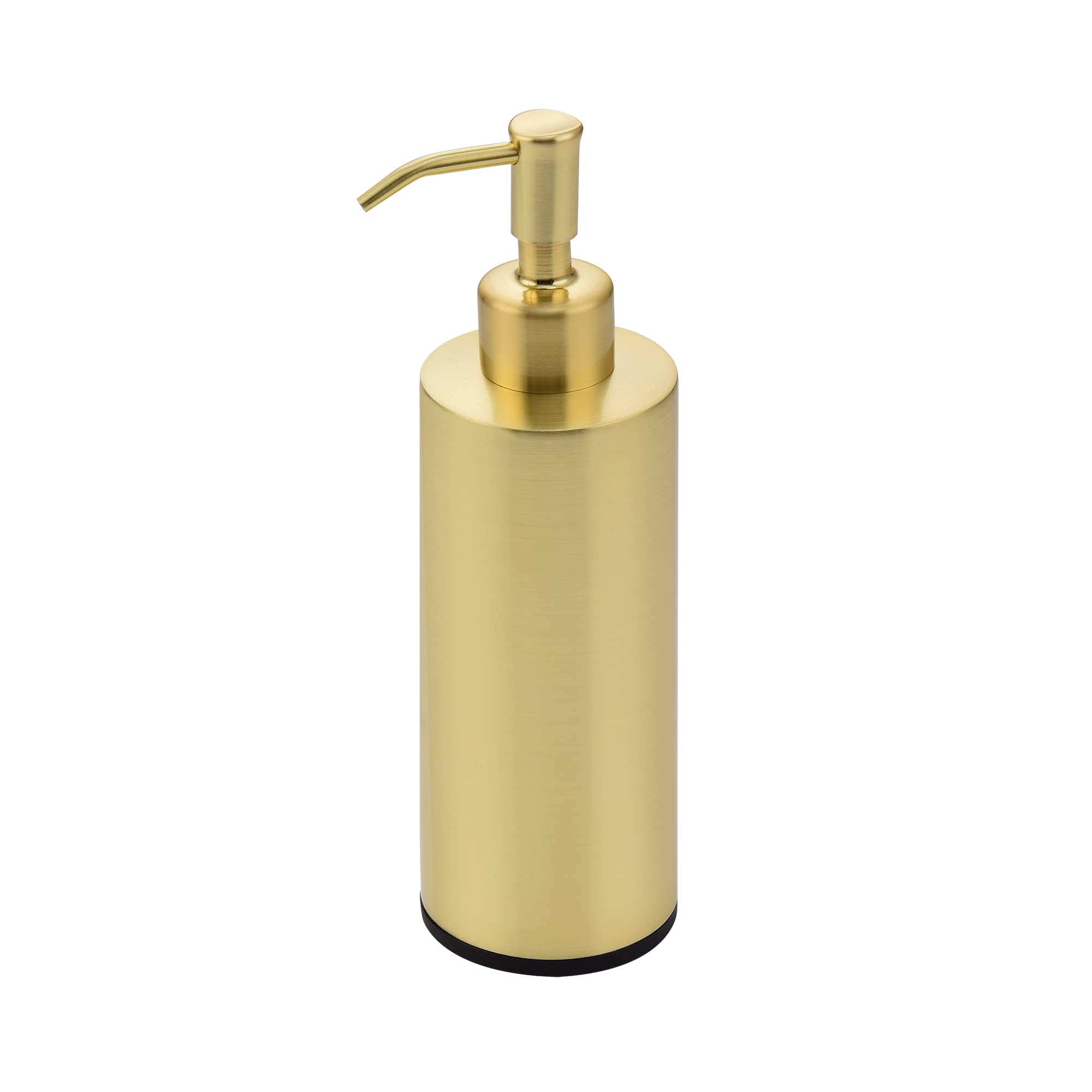 Premium Gold Stainless Steel Soap Dispenser for Kitchen & Bathroom - Elegant Hand Soap Dispenser for Sink Countertop, Dishwashing & Home Decor - TUTEW