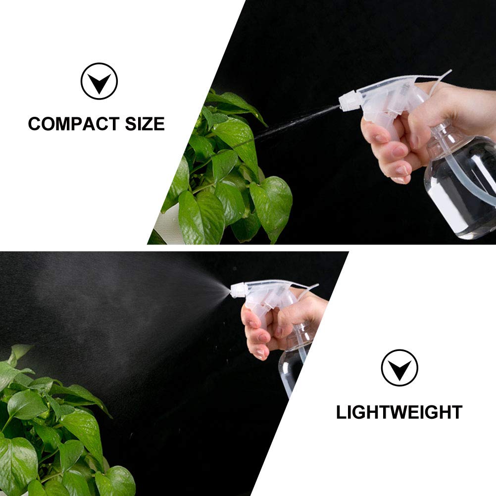 Uonlytech 5-Pack Fine Mist Spray Bottles for Hair, Travel, Essential Oils & Pet Care - Perfect for Salon, Home & On-The-Go Use