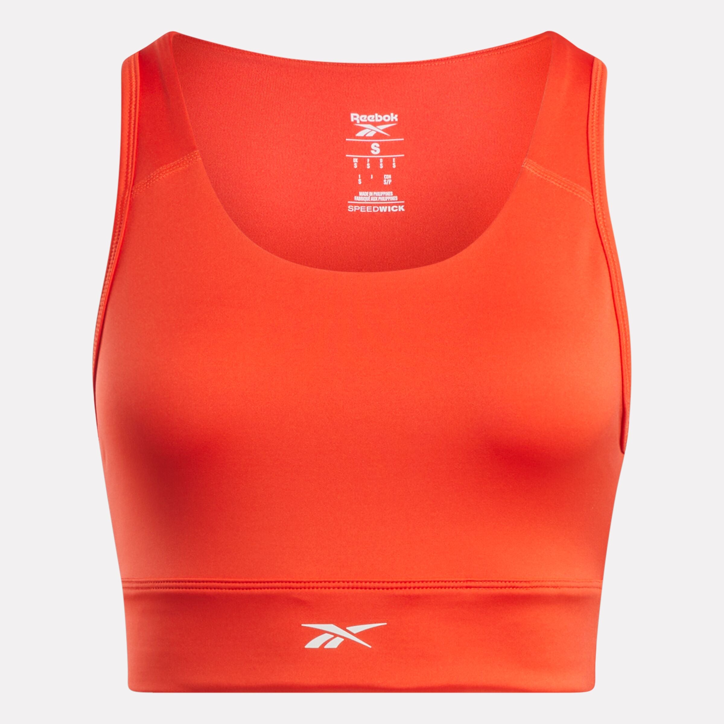 ID Train High Support Sports Bra - Dynamic Red for Running, Yoga & Workouts | Breathable & Comfortable Activewear