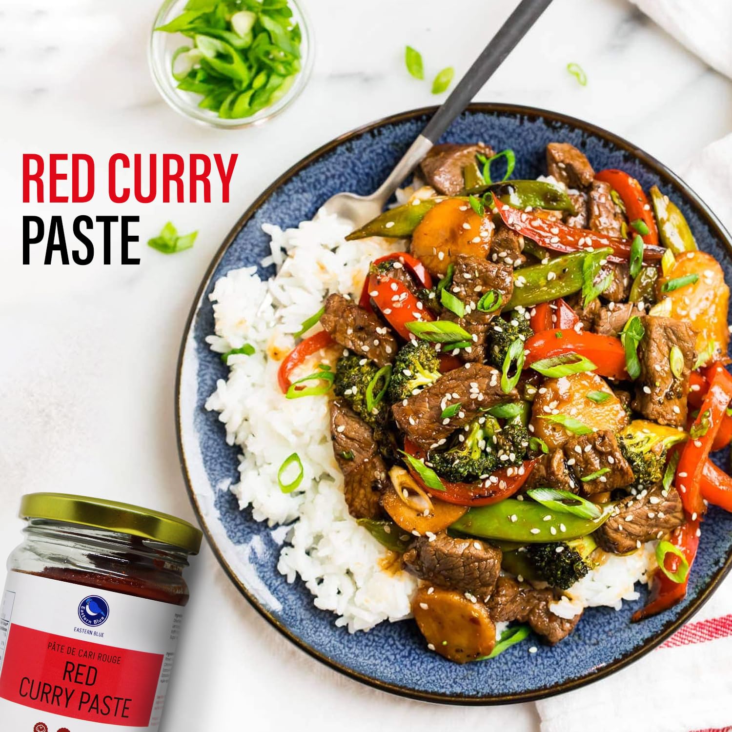Authentic Thai Red Curry Paste 4oz (2-Pack) - Vegan & Gluten-Free for Asian Cooking