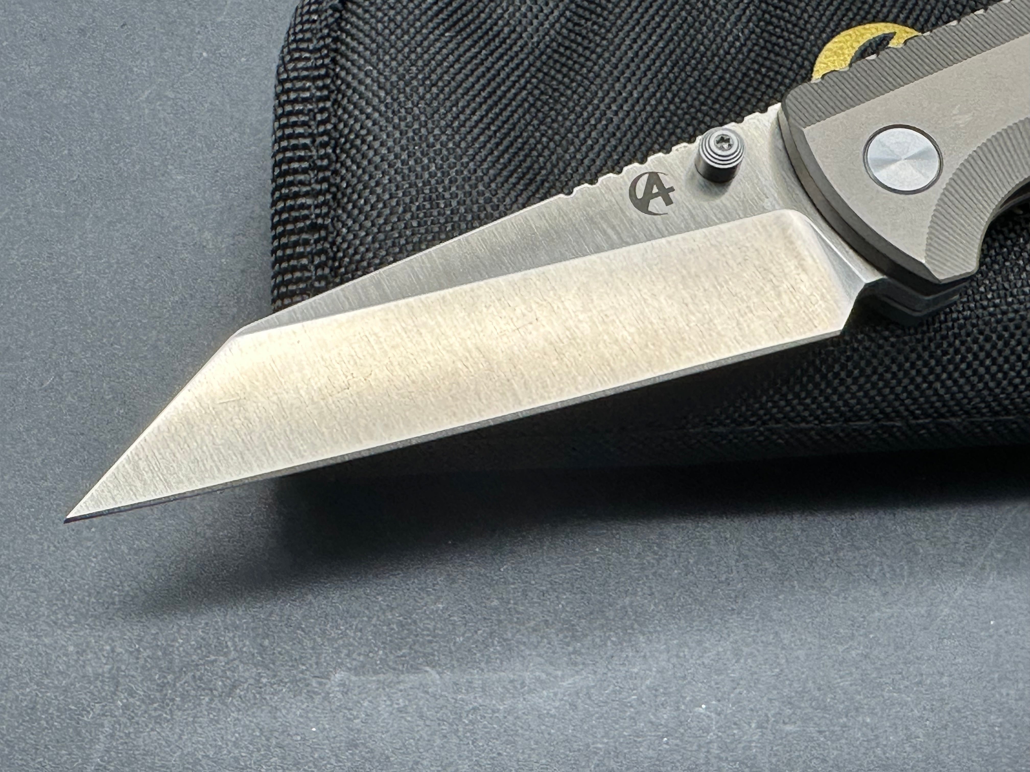 B'yond EDC Asymmetrical Dirk Pinkerton Folding Knife - 3.25