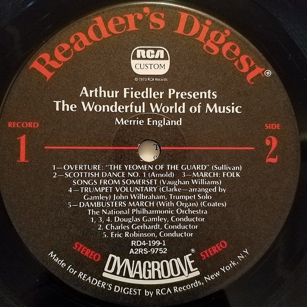 Arthur Fiedler - The Wonderful World Of Music (10xLP Vinyl Box Set, Compilation) - Near Mint or Mint Condition - Perfect for Classical Music Collectors & Audiophiles