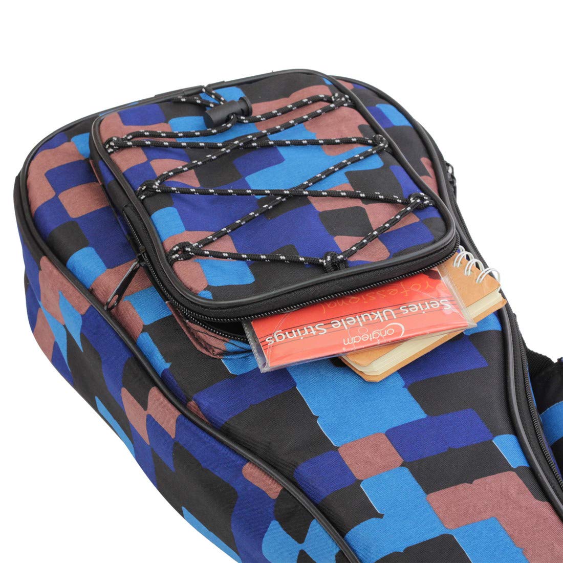 Waterproof 10mm Sponge Ukulele Gig Bag with Accessory Pocket - Portable Uke Case Cover for Travel, Storage & Protection | Perfect for Beginners, Performers & Outdoor Use