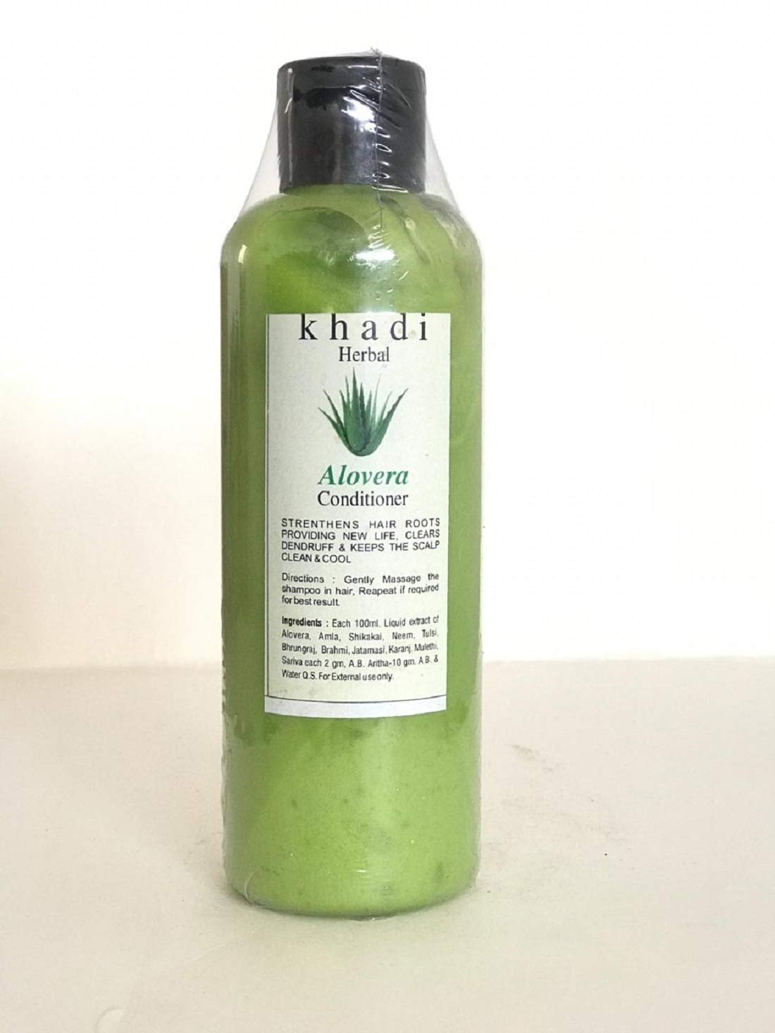 Khadi Natural Herbal Pure Aloe Vera Hair Conditioner - Sulfate & Paraben Free, Soft & Silky Smooth Hair Treatment (200ml) for Dry, Damaged & Frizzy Hair - Perfect for Daily Use & Hair Repair