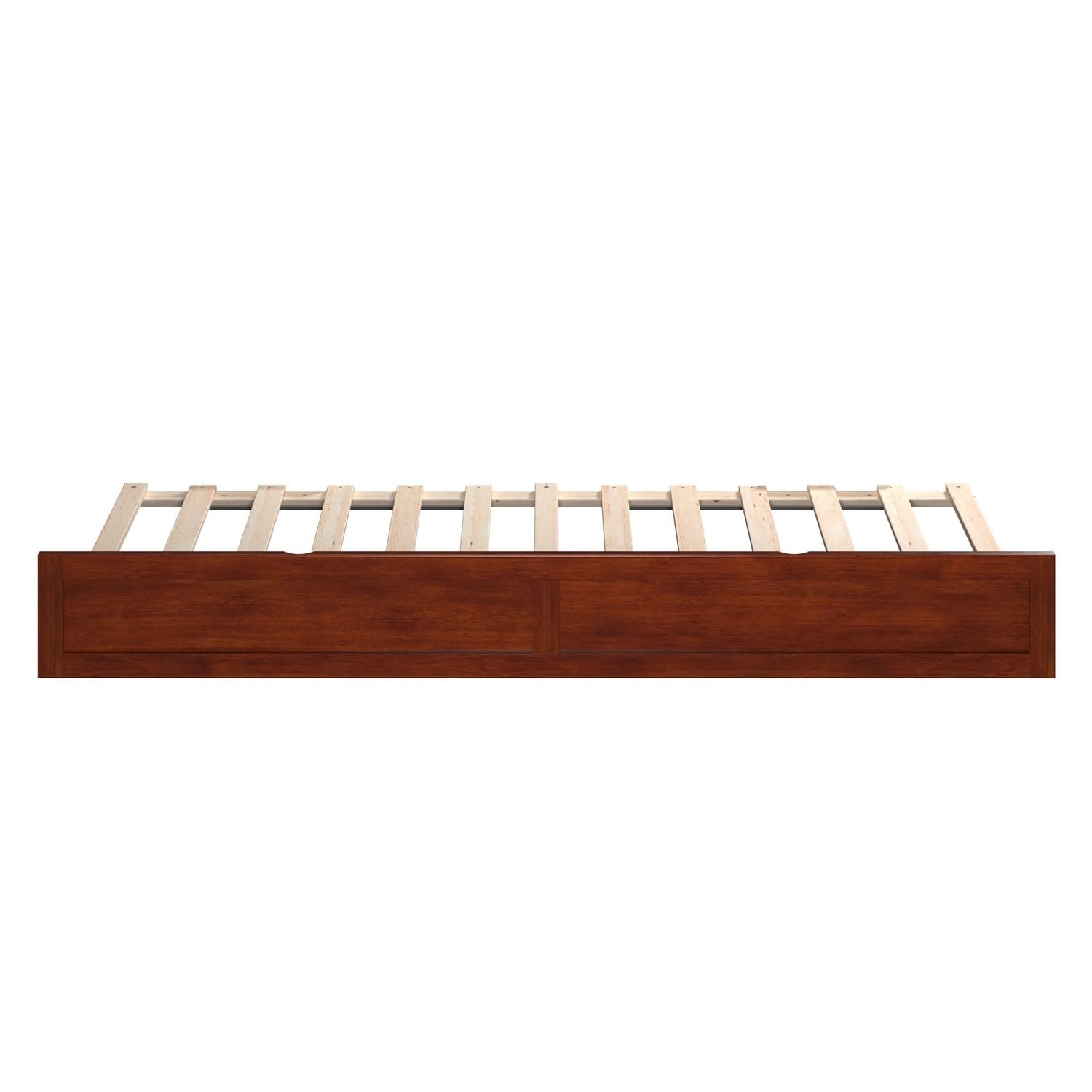 AFI Twin XL Trundle Bed in Walnut Finish - Space-Saving Bed for Kids, Teens & Guest Rooms - Perfect for Small Bedrooms & Dorm Rooms