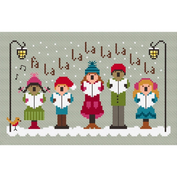 Christmas Cross Stitch Pattern Kit - Holiday DIY Embroidery Design for Home Decor, Gifts & Seasonal Crafting