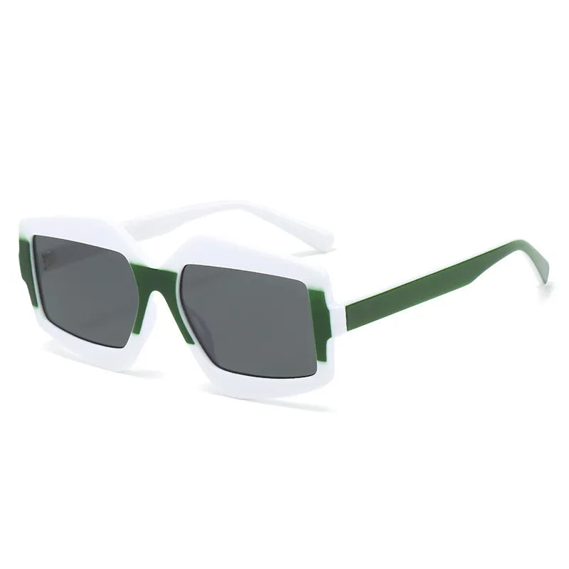 CCspace Unisex Full Rim Square Plastic Eyeglasses & Sunglasses 56825 - Stylish Reading Glasses for Men and Women, Perfect for Office, Driving, and Outdoor Activities