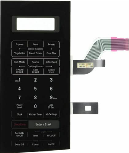 Original Samsung Microwave Switch Membrane DE34-00330C Replacement Part - Compatible with Smh9187B & Other Models - Perfect for DIY Repairs & Home Appliance Maintenance