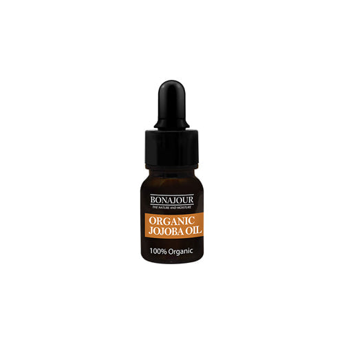BONAJOUR Organic Jojoba Oil 12ml - 100% Pure Natural Cold Pressed Face & Hair Moisturizer - Perfect for Dry Skin Care, Beard Growth & DIY Beauty Recipes