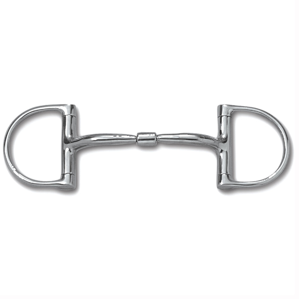 4 1/2 Inch Myler Dee Comfort Horse Snaffle Bit - Narrow Barrel Design for Gentle Control - Perfect for Training, Dressage & Trail Riding